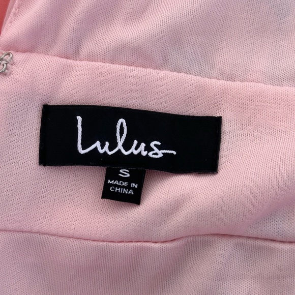 Lulu's Pink Sleeveless V-Neck Maxi Dress for Wedding’s #A1 - Picture 6 of 10